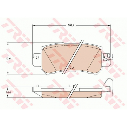 Колодки TRW GDB3539