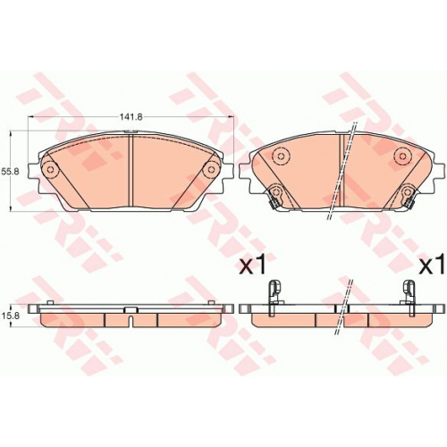 Колодки TRW GDB3592